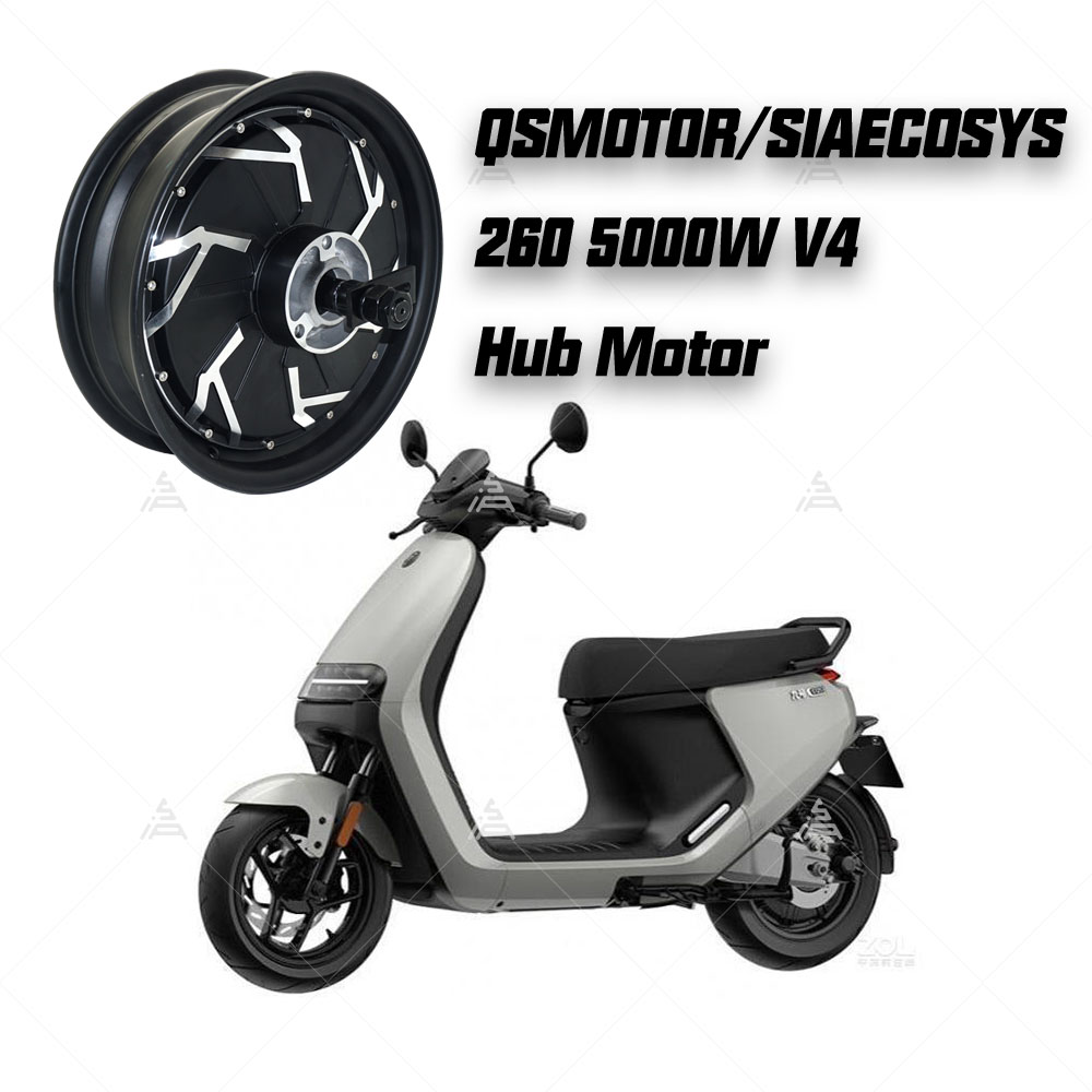 Direct Drive Hub Motor 72V 5000W - มอเตอร์ฮับ QSMotor QS260 V4 5000W 72V