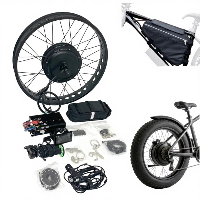 ชุดมอเตอร์ฮับยางใหญ่พิเศษ 20x4 - 5000W Hub Motor Kit 72V บทวิจารณ์และราคา