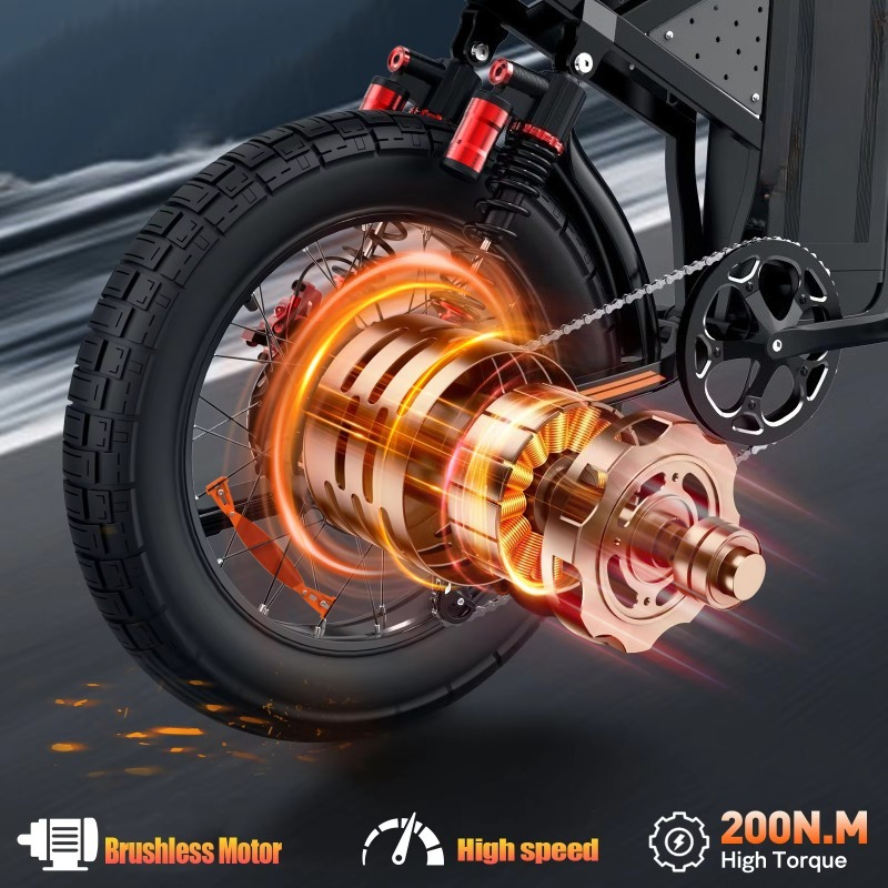 จักรยานไฟฟ้า Bopzin 3000W 60V  - 3000W Stealth Bomber Motor บทวิจารณ์และราคา