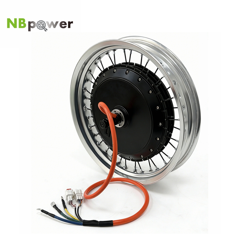 มอเตอร์ล้อจักรยานไฟฟ้าสีสันสดใ - 72V 8000W Brushless Hub Motor บทวิจารณ์และราคา
