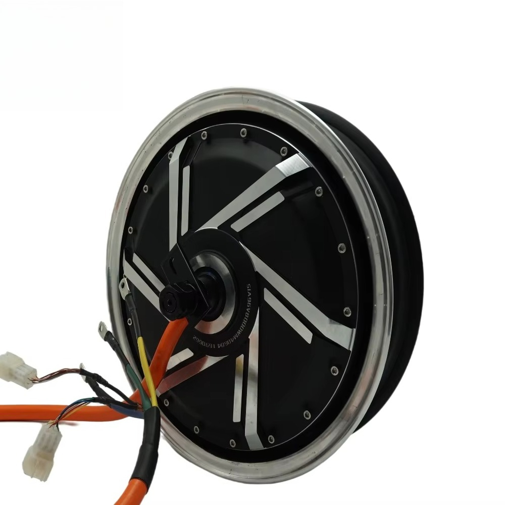 มอเตอร์ไซค์ไฟฟ้าขนาด 13x3.5 นิ - 72V 8000W Brushless Hub Motor บทวิจารณ์และราคา