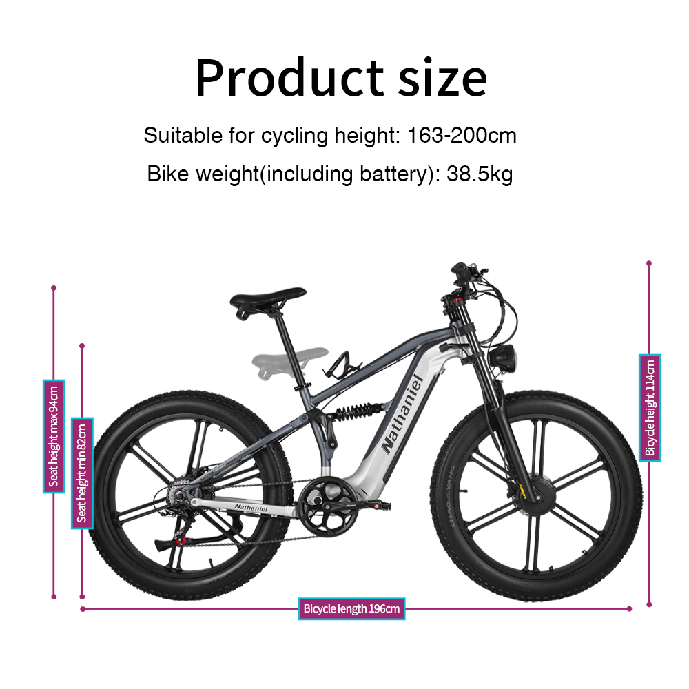 จักรยานไฟฟ้า Nathaniel SYR09 ก - Dual Motor Ebike Kit 2000W บทวิจารณ์และราคา