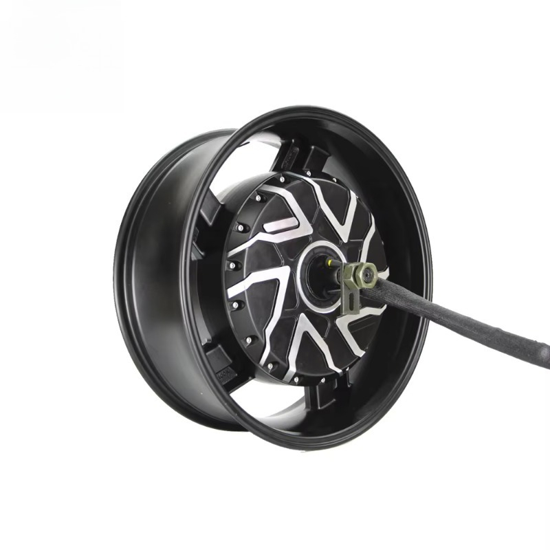 มอเตอร์ QSMOTOR ขนาด 17x6.0 นิ - 12000W Electric Motorcycle Hub Motor บทวิจารณ์และราคา