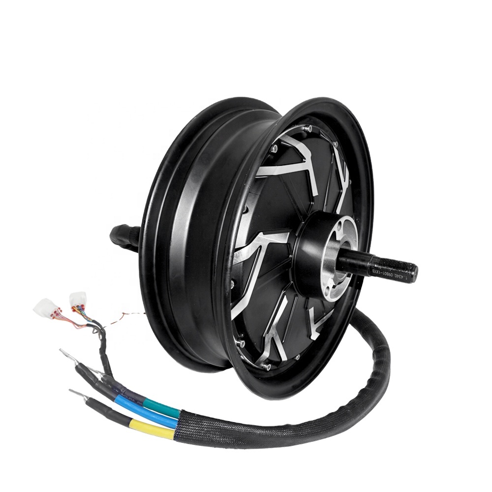 มอเตอร์ QS 12000W 12x3.5 นิ้ว  - 12000W Electric Motorcycle Hub Motor บทวิจารณ์และราคา