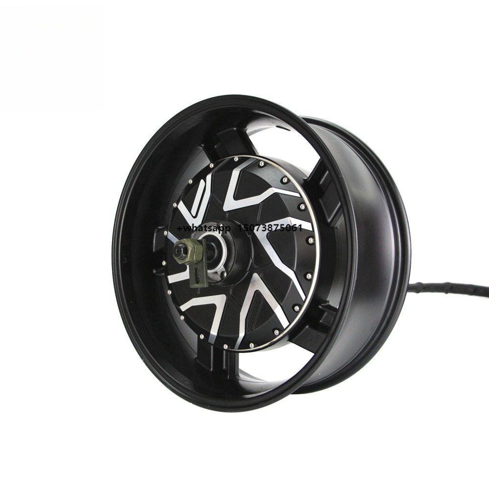 มอเตอร์ QSMOTOR ขนาด 17x6.0 นิ - 12000W Electric Motorcycle Hub Motor บทวิจารณ์และราคา