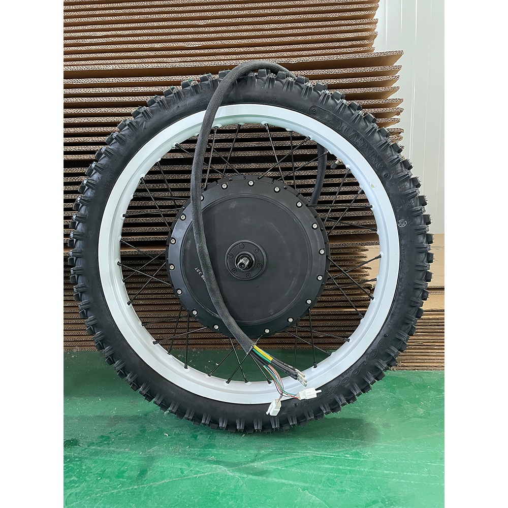 ชุดแปลงมอเตอร์ไซค์ไฟฟ้า 18'' 1 - 72V 8000W Brushless Hub Motor บทวิจารณ์และราคา