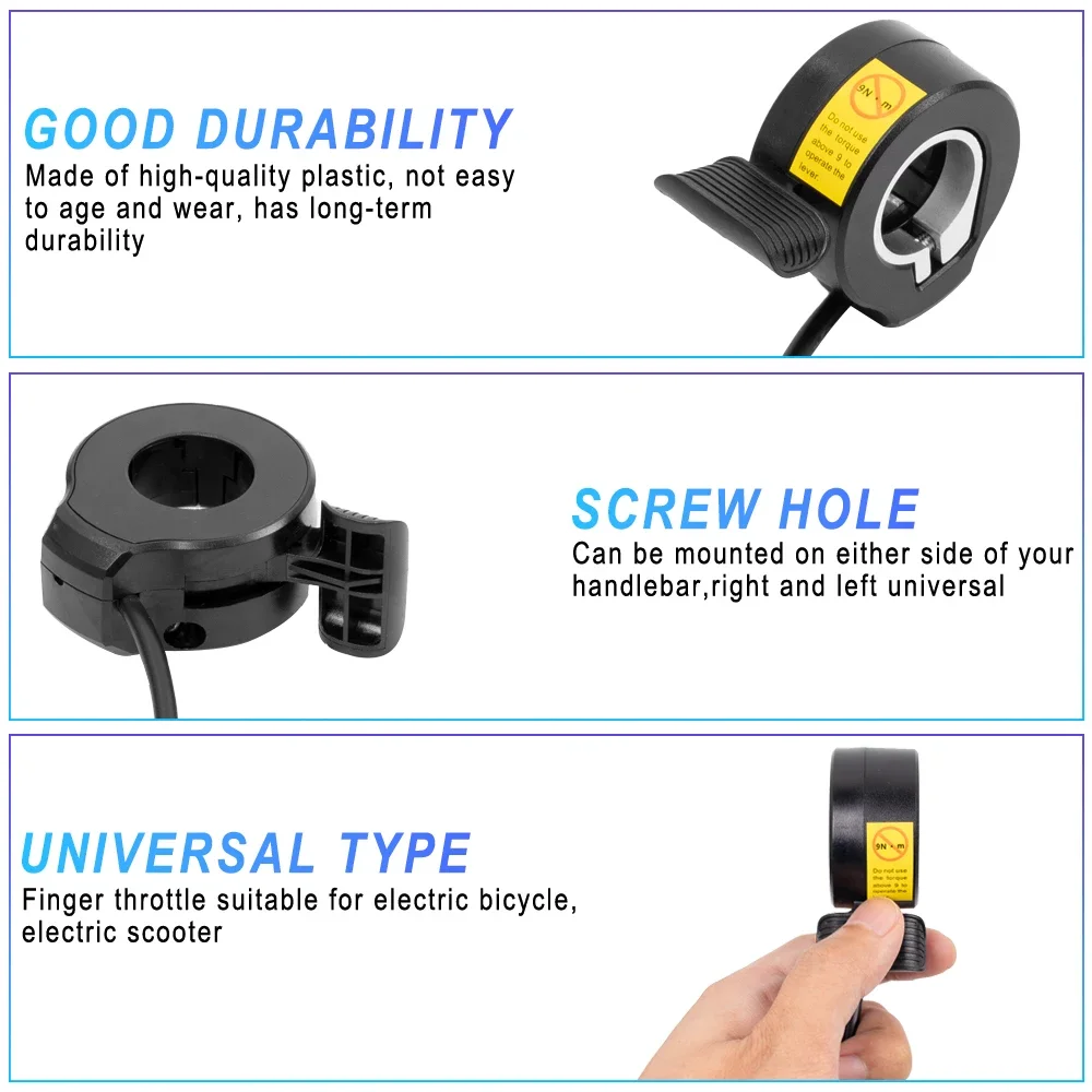 EBike Thumb คันเร่ง 130X สําหร - Mid Drive Conversion Kit 1000W บทวิจารณ์และราคา