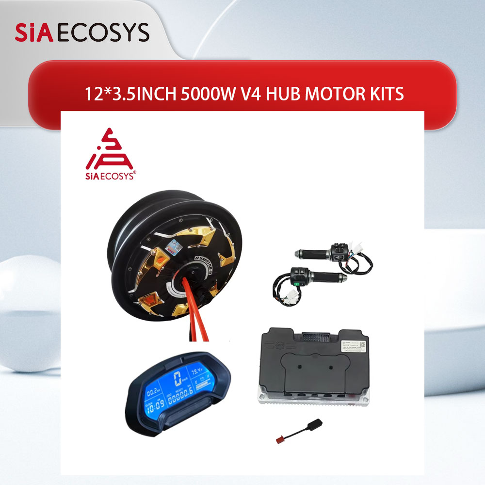 มอเตอร์ QS 12*3.5 นิ้ว 5000W V - 5000W Hub Motor Kit 72V บทวิจารณ์และราคา
